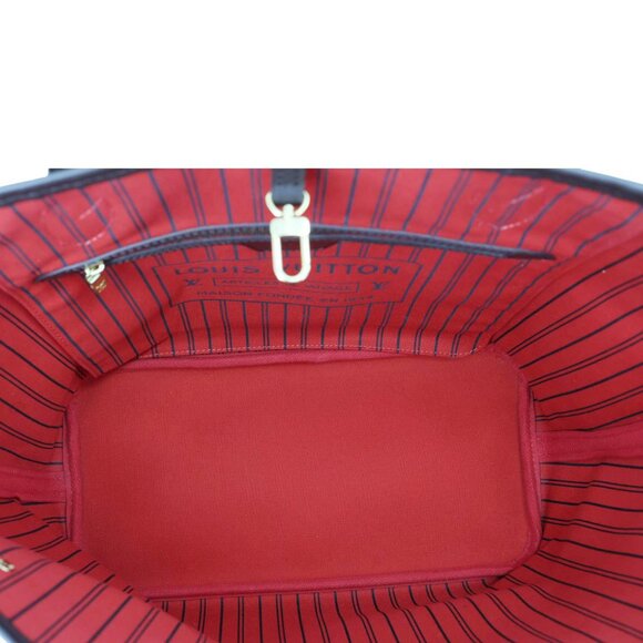 Louis Vuitton Neverfull MM Damier Ebene Tote Bag Brown - Picture 9 of 11